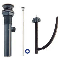 Danco EZ Connect 1-1/4 in. D Chrome Plastic Pop-Up Lavatory Drain