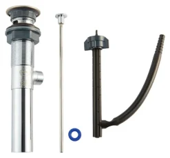 Danco EZ Connect 1-1/4 in. D Chrome Pop-Up Lavatory Drain