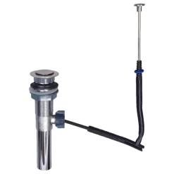 Danco EZ Connect 1-1/4 in. D Nickel Pop-Up Lavatory Drain