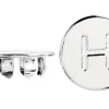 Danco Round Chrome Plastic Hot Index Button For American Standard Faucets (Pack of 5)