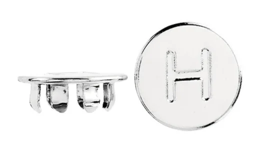 Danco Round Chrome Plastic Hot Index Button For American Standard Faucets (Pack of 5)