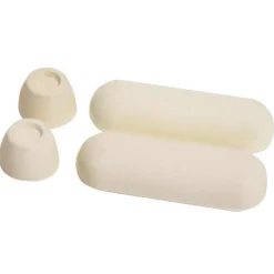 Danco White Rubber Toilet Seat Bumpers
