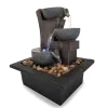 Danner Manufacturing 03801 8-1/2 X 7-3/8 X 10-1/8 Black Aura Tabletop Meditation Fountain