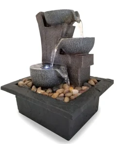 Danner Manufacturing 03801 8-1/2 X 7-3/8 X 10-1/8 Black Aura Tabletop Meditation Fountain