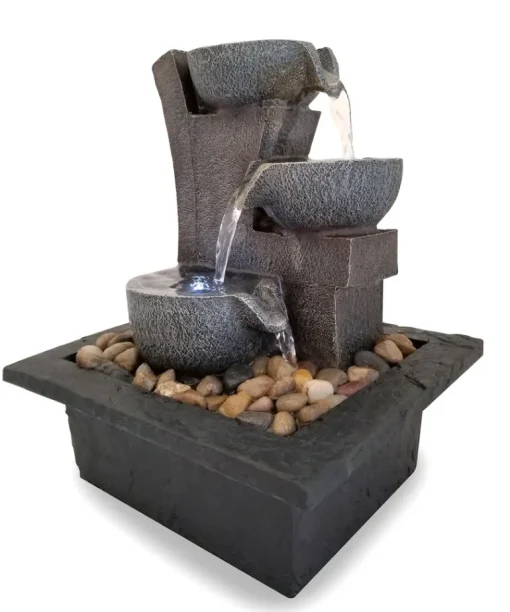 Danner Manufacturing 03801 8-1/2 X 7-3/8 X 10-1/8 Black Aura Tabletop Meditation Fountain