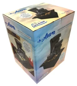 Danner Manufacturing 03801 8-1/2 X 7-3/8 X 10-1/8 Black Aura Tabletop Meditation Fountain