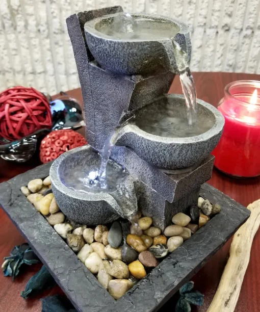 Danner Manufacturing 03801 8-1/2 X 7-3/8 X 10-1/8 Black Aura Tabletop Meditation Fountain
