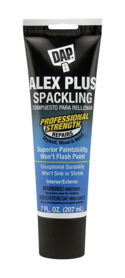 DAP Alex Plus Ready to Use White Spackling Compound 7 oz. (Pack of 6)