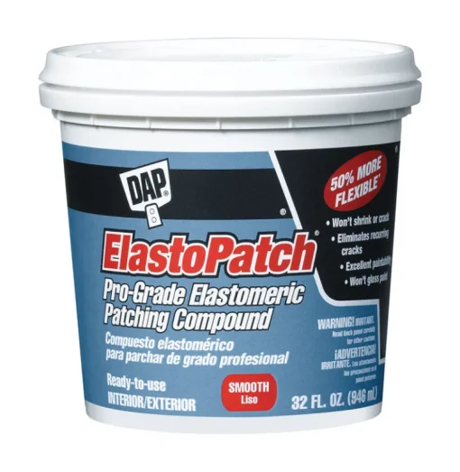 DAP Elastopatch Pro Grade Elastomeric Patching Compound, 32 oz.
