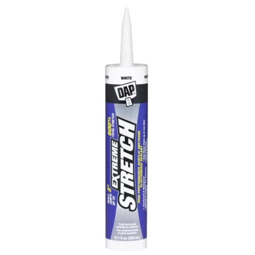 DAP Extreme Stretch White Acrylic Urethane Windows/Doors/Seal/Paint Sealant 10.1 oz