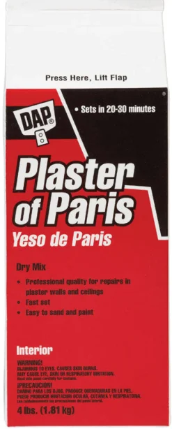 DAP Plaster of Paris White Patch 4 lb. (Pack of 6)
