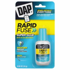 DAP Rapid Fuse High Strength Glue Clear All Purpose Brush On 0.56 oz