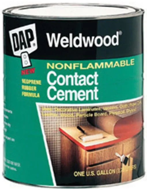 DAP Weldwood Synthetic Rubber Natural High Strength Indoor/Outdoor Contact Cement Gel 1 qt.