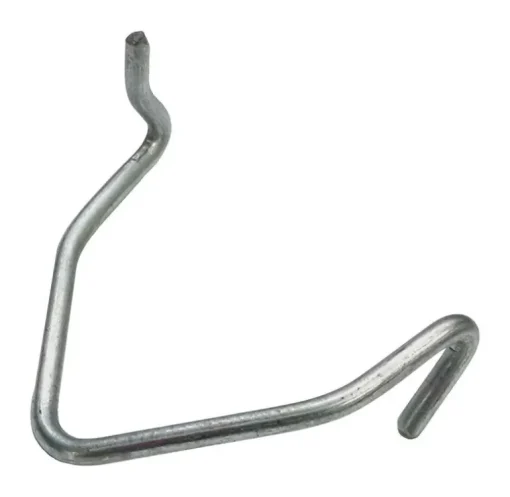 Dare 3 in. H 11 Ga. Galvanized Steel Studded T-Post Fastening Clip