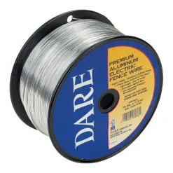 Dare Electric-Powered Electric Fence Wire 1320 ft. Silver