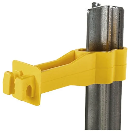 Dare Electric-Powered T-Post Insulator Yellow