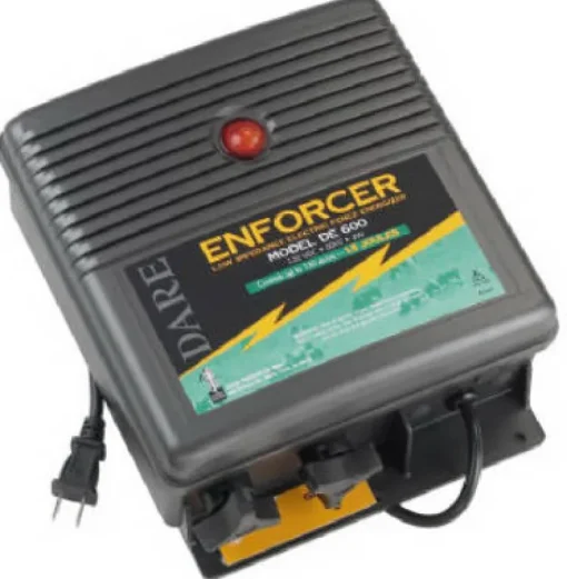 Dare Enforcer 110 V Electric-Powered Fence Energizer 600 acre Black