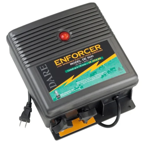 Dare Enforcer 110 V Electric-Powered Fence Energizer 600 acre Black