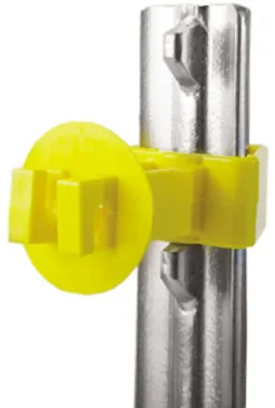 Dare Snug T-Post Insulator Yellow