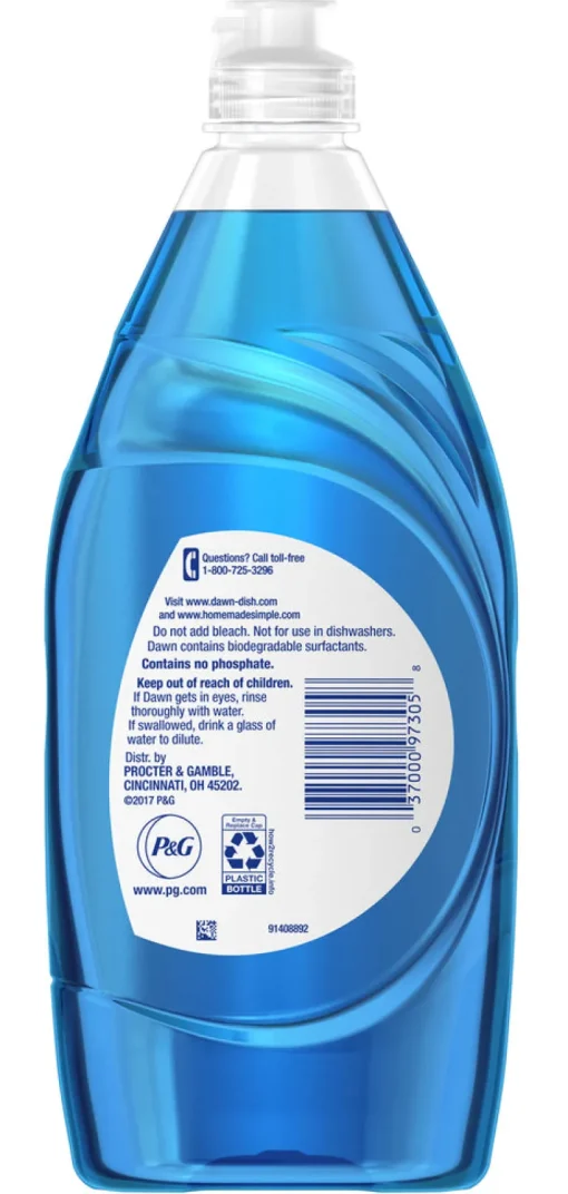 Dawn Ultra 97305 19.4 Oz. Dawn Ultra Dishwashing Liquid Dish Soap Original Scent