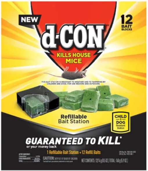 d-CON Bait Station Blocks For Mice