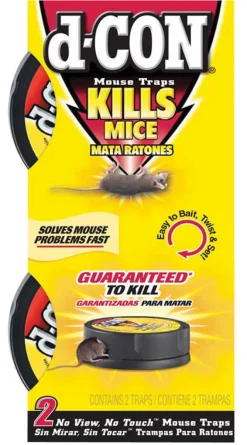 d-CON Small Snap Trap For Mice 2 pk
