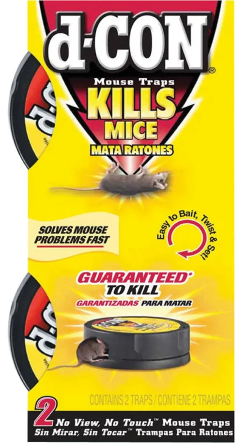 d-CON Small Snap Trap For Mice 2 pk