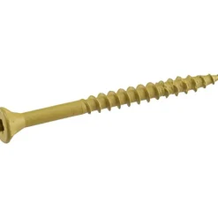 Deck Plus No. 10 x 3-1/2 in. L Star Flat Head Exterior Deck Screws 1 lb.