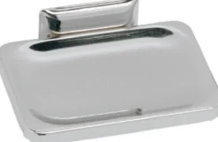 DECKO Chrome Silver Steel Soap Dish