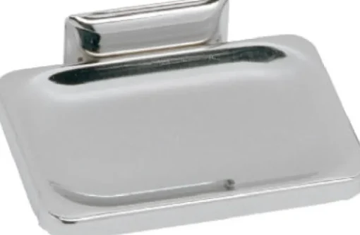 DECKO Chrome Silver Steel Soap Dish