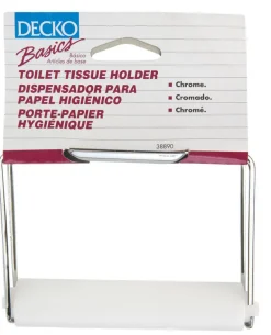 DECKO Chrome Toilet Paper Holder