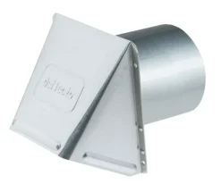 DeFlect-O 7 in. Dia. Aluminum Wall Cap With Damper