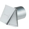 Deflect-O 5 in. D Aluminum Wall Cap With Damper