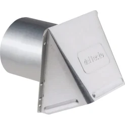 Deflect-O 5 in. D Aluminum Wall Cap With Damper