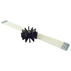 Deflect-O 6.75 in. D Black/White Aluminum Duct Cleaning Kit
