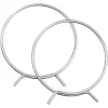 Deflect-O 4 in. D Silver Aluminum Adjustable Vent Clamp
