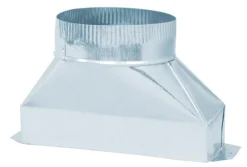 Deflect-O 5 in. D X 10 in. L Galvanized Steel Duct
