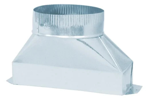 Deflect-O 5 in. D X 10 in. L Galvanized Steel Duct