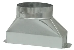Deflect-O 4 in. D X 10 in. L Galvanized Steel Duct
