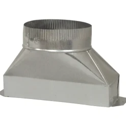 Deflect-O 7 in. D X 10 in. L Galvanized Steel Duct