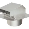 Deflect-O 4 in. Dia. Aluminum Roof Cap With Tailpipe (Pack of 2)
