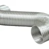 Deflect-O Jordan 96 in. L x 5 in. Dia. Black/Silver Aluminum Dryer and Vent Hose (Pack of 5)