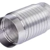 Deflect-O Jordan 24 in. L X 4 in. D Silver/White Aluminum Duct Connector