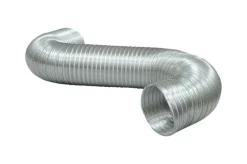 Deflect-O Jordan 96 in. L x 4 in. Dia. Black/Silver Aluminum Dryer and Vent Hose (Pack of 9)