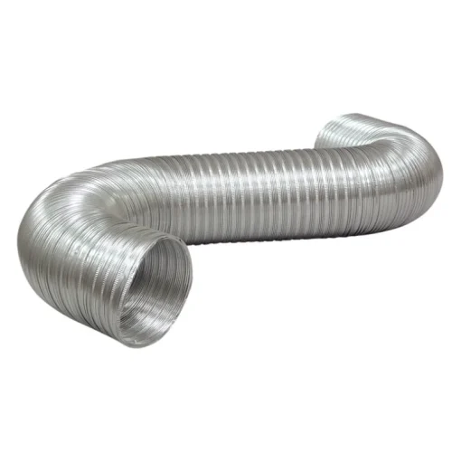 Deflect-O Jordan 96 in. L x 4 in. Dia. Black/Silver Aluminum Dryer and Vent Hose (Pack of 9)