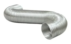 Deflect-O Jordan 28 in. L x 8 in. Dia. Black/Silver Aluminum Dryer and Vent Hose (Pack of 4)