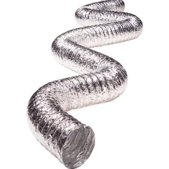 Deflect-O Jordan 300 in. L X 6 in. D Silver/White Aluminum Vent Hose