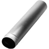 Deflect-O Jordan 24 in. L X 4 in. D Silver/White Aluminum Pipe