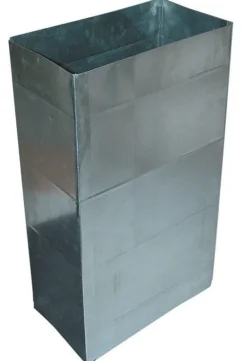Deflect-O Jordan Silver Galvanized Steel Rectangular Indoor Duct 24 L x 1 W in. (Pack of 6)