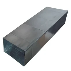 Deflect-O Jordan Silver Galvanized Steel Rectangular Indoor Duct 24 L x 1 W in. (Pack of 6)